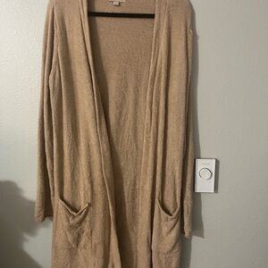Barefoot Dreams Soft Tan Cardigan